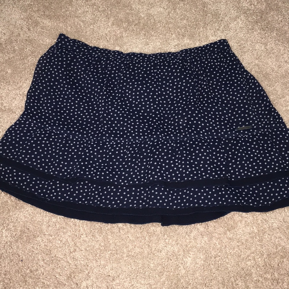 Polkadot navy blue skirt